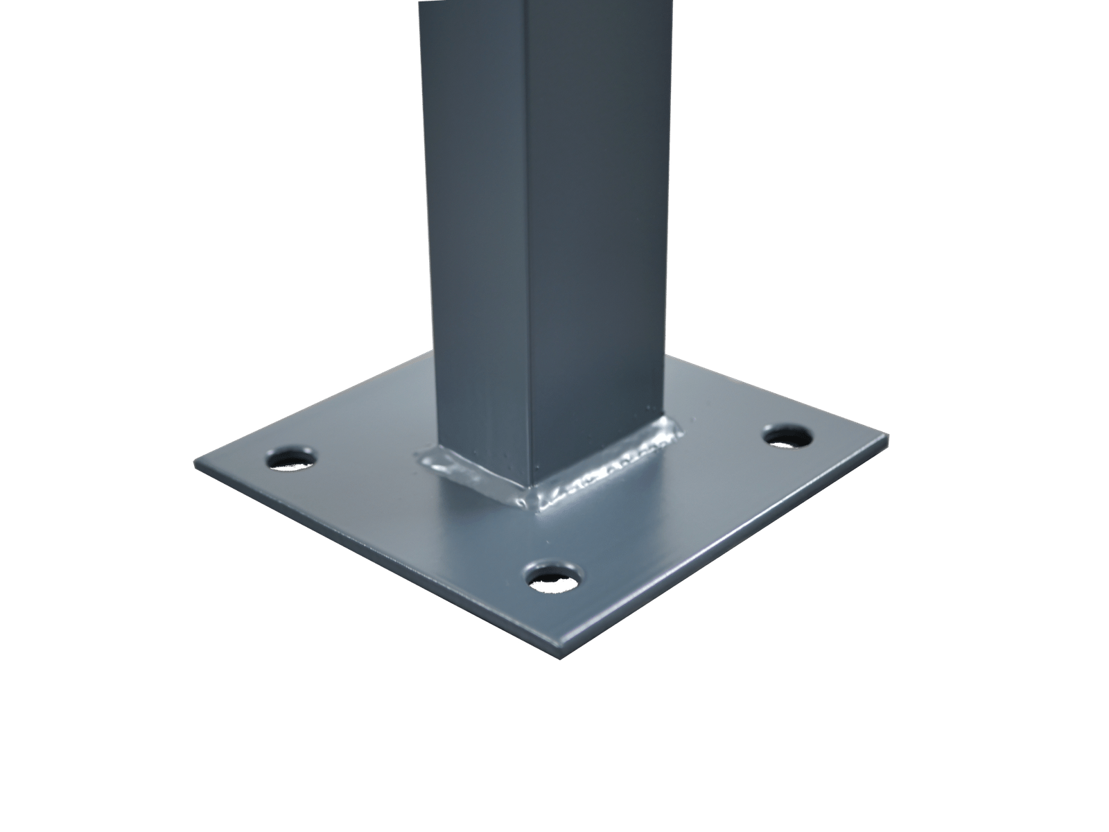 Stulpas ant ankeravimo plokštelės